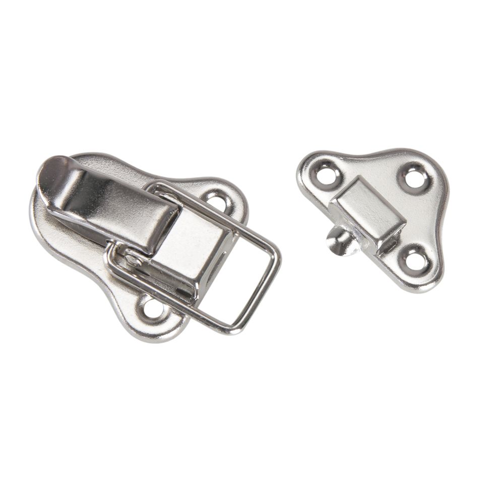 1607AH - Drawbolt medium Nickel-Plated in Bag