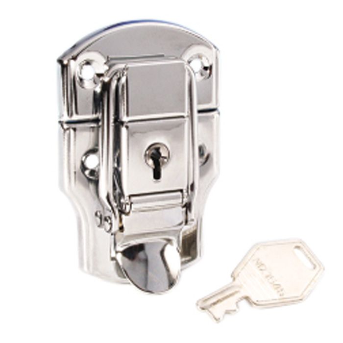 1909 - Drawbolt medium chrome-plated lockable