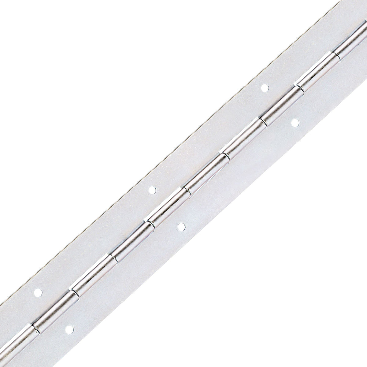 26055 - Galvanised steel piano hinge, pre-drilled, 635 mm