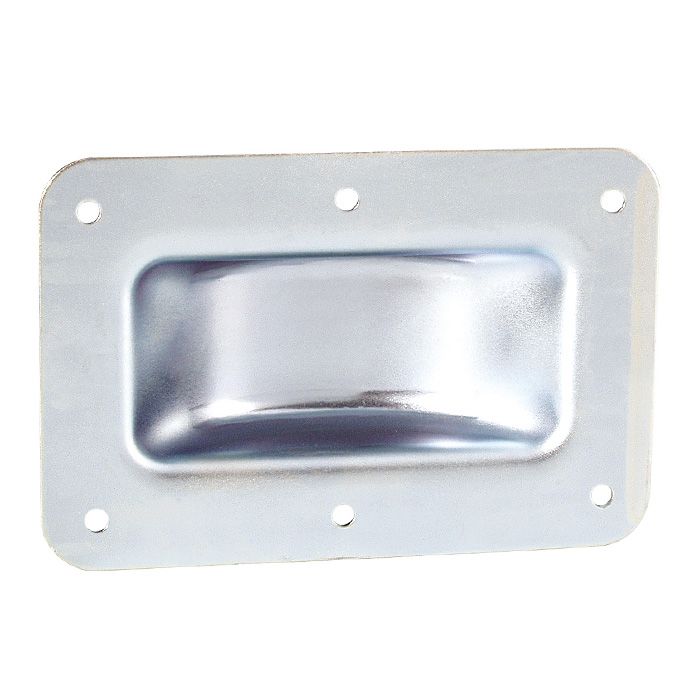 38083 - Castor Dish Steel Galvanized