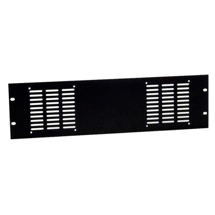 19" Parts 8763 - 19" ventilation rack panel 3U | for 2 axial fans | steel