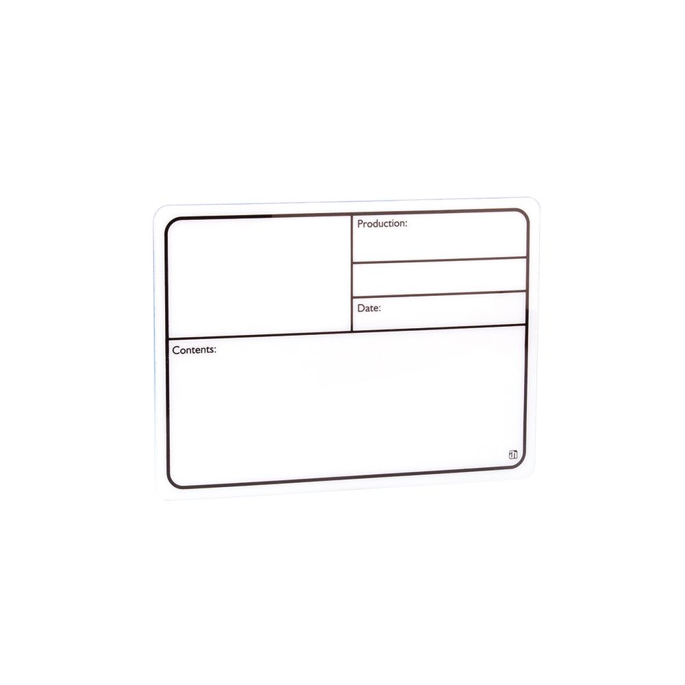 88001 - Tour Label plastic white self-adhesive 177x127mm