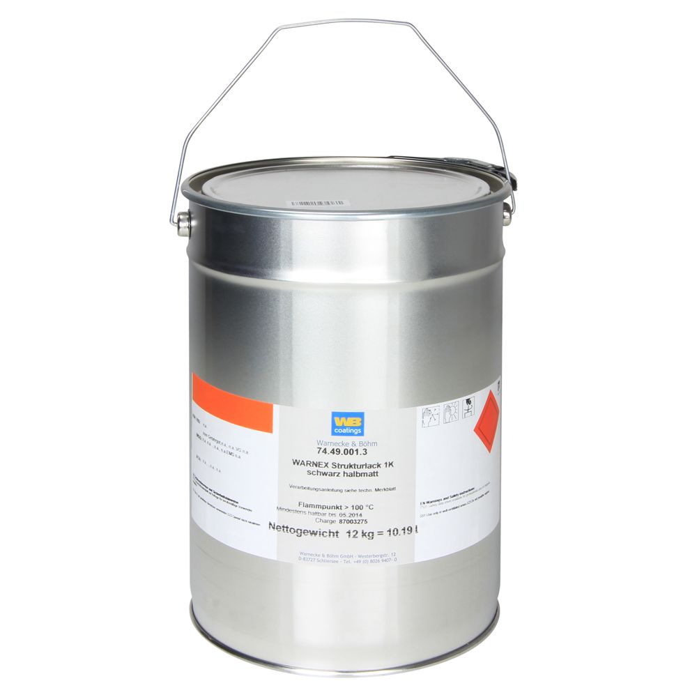 Warnex/Feycolor 013112 - Texture Paint black 12 kg Warnex