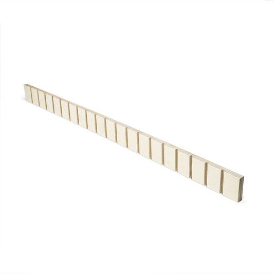 02001 - Dividing Wall Holding Strip Made of Birch Plywood with Grooves