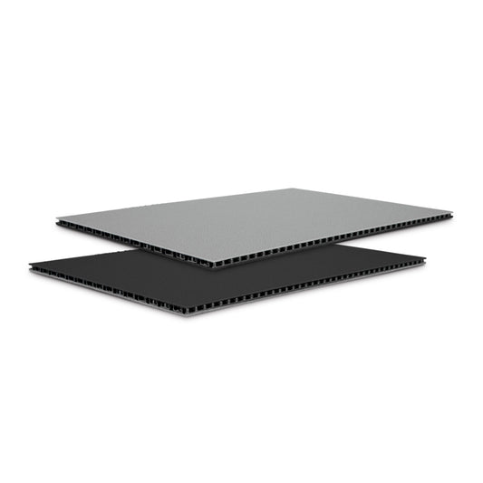 0546BG - SolidLite® PP. Plate black / grey 4.5 mm, 2500 x 1250 mm