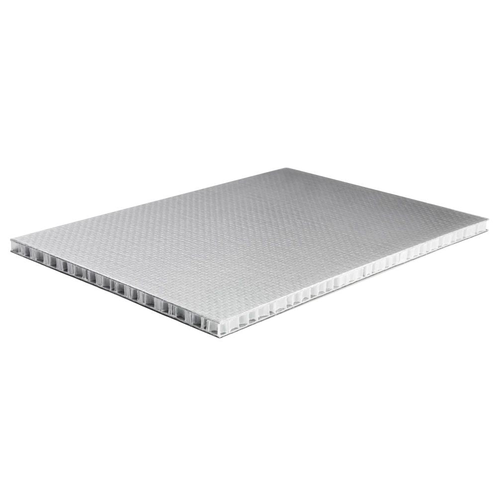 0590 - PP high-tech sandwich material black/silver 9.5 mm