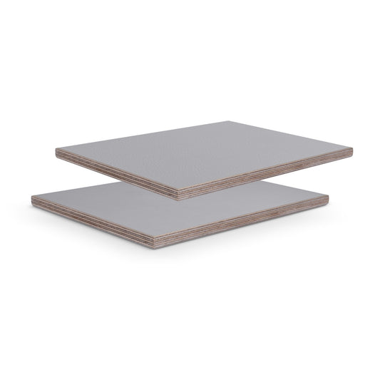 067LG - 6.5mm birch phenolic resin with grey leather-look texture, 2500mm x 1250mm