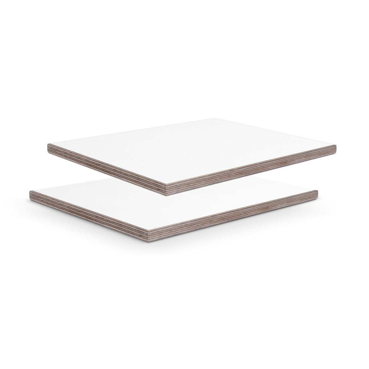067LW - 6.5mm birch phenolic resin with white leather-look texture, 2500mm x 1250mm