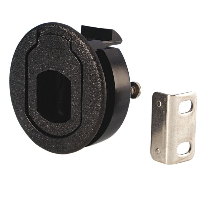 1656 - Lever Latch plastic black