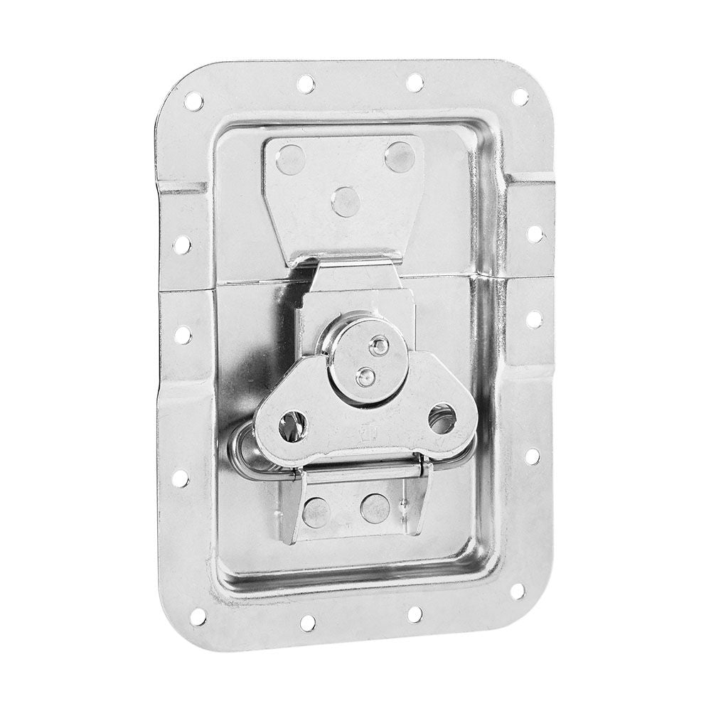 17251S - Butterfly fastener, large, spring-loaded and cranked, in 14 mm deep recessed dish