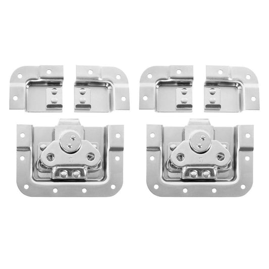 172535M2AH - Bag of 2 Butterfly Latch short Cranked 14 mm deep with Split Dish