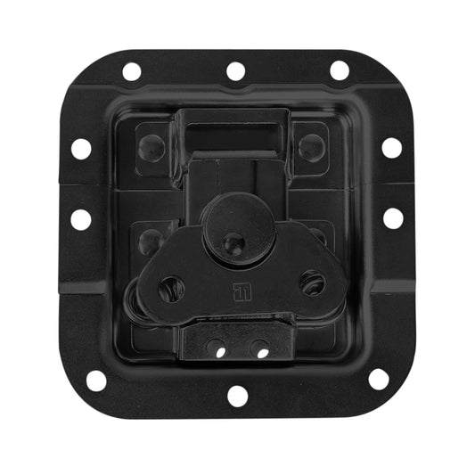 17284BLK - Butterfly Latch medium cranked 12 mm deep Black