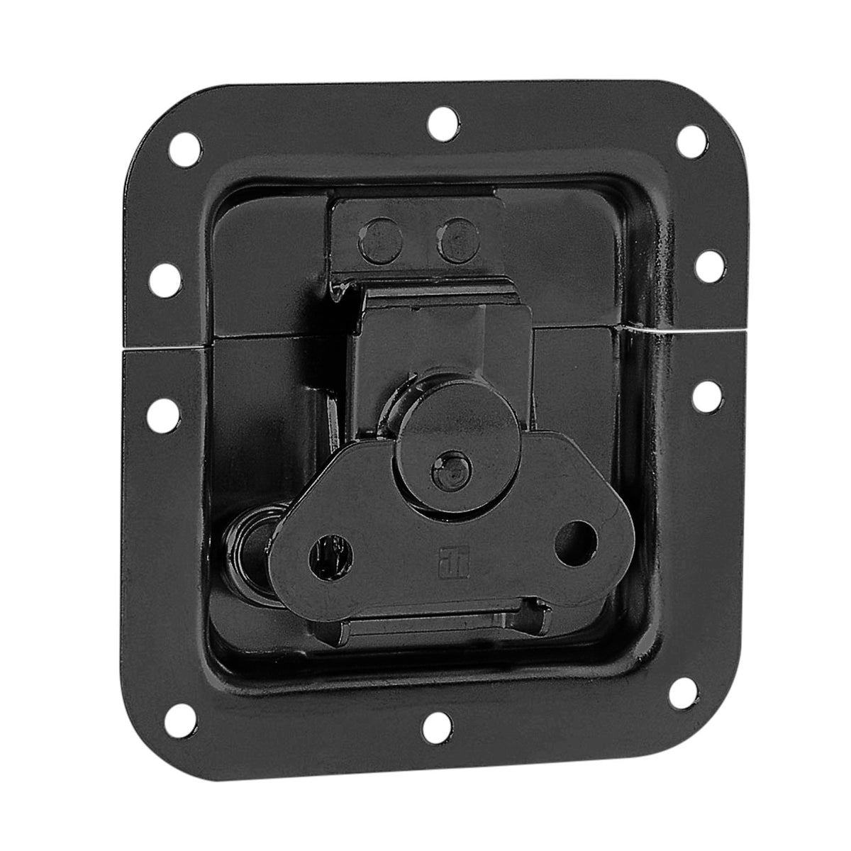 17291SBLK - Butterfly Latch medium with Spring non cranked 12 mm deep, black
