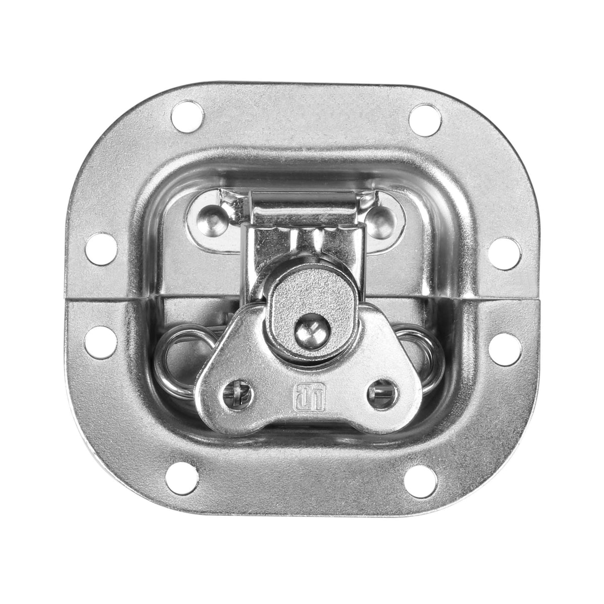 17373S - Small butterfly latch, spring-loaded, in small dish, 10 mm deep