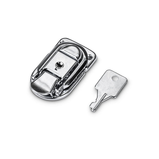 1907M10AH - 10 x Drawbolt Lock small, lockable, Nickel-plated in Bag Packaging