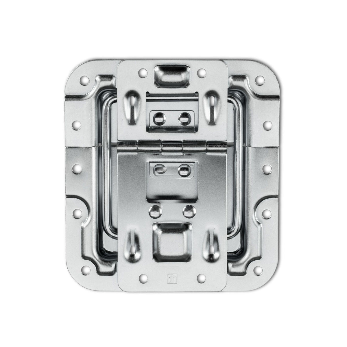 270755 - Lid Stay cranked with Hinge Click-Stop Function and Rivet Protection