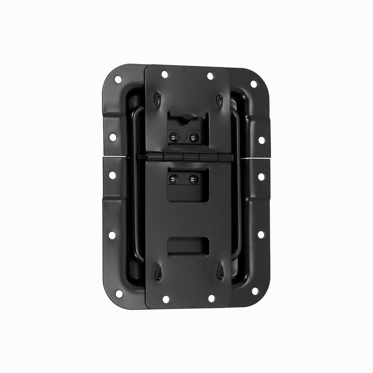 270836BLK - Lid locking hinge large stepped, black