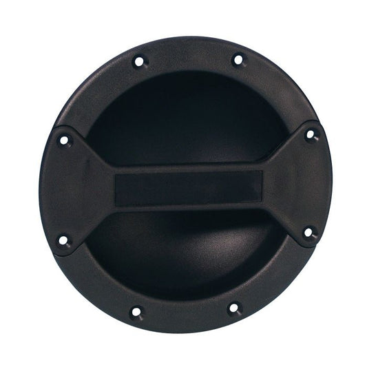 34062 - Set of 2 Recessed Shell Handle Round, Plastic