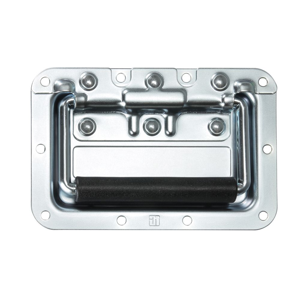 34082 - Recessed sprung handle medium, in dish, 8 mm deep