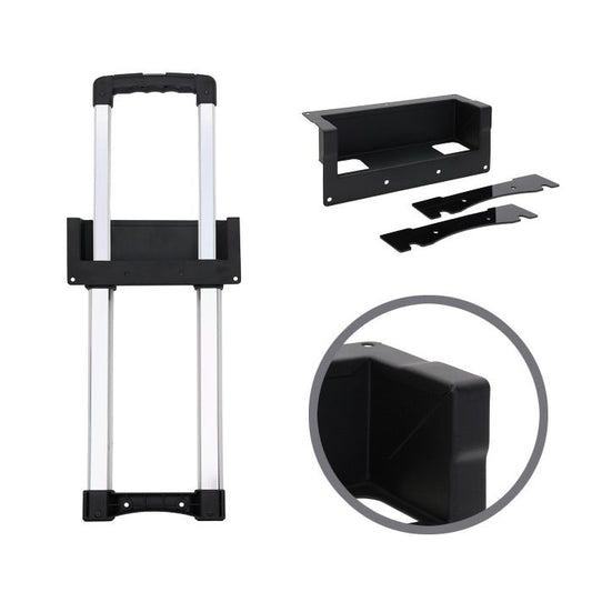 3476021 - Recessed Extendable Handle 1-stage, black cranked Dish length 528 - 808 mm