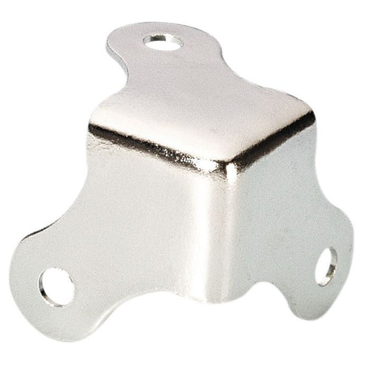 4007 - Case Corner small three-leg nickel-plated