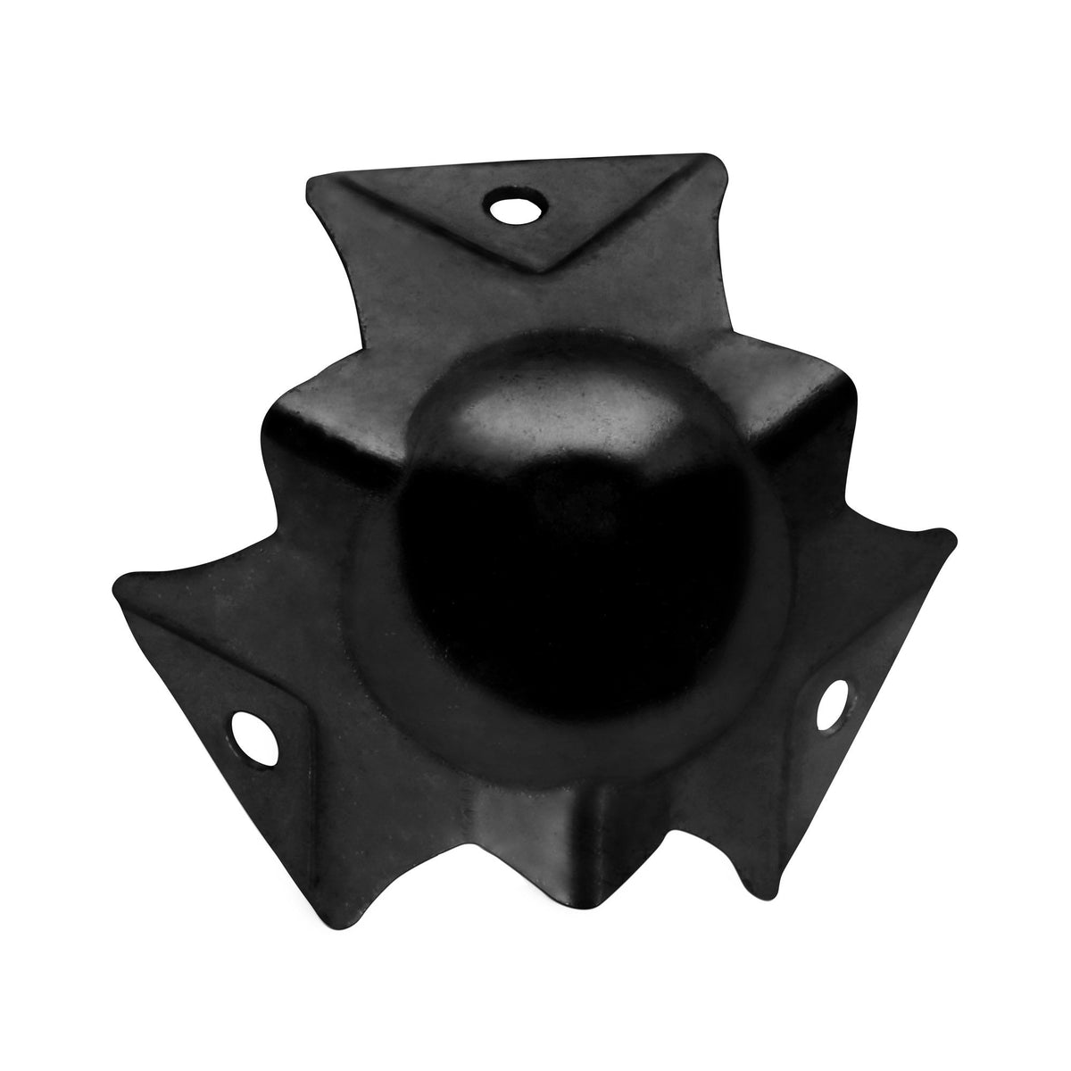 4113BLK - Ball corner small, three-legged, stepped for 6109, black