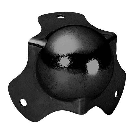4120BLK - middle ball corner galvanised, black