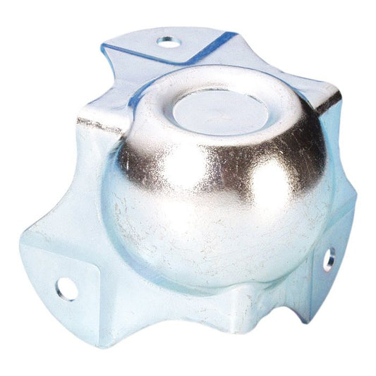 4128 - Ball Corner Medium, Three-Leg, Cranked 30 mm, with Stacking Dimple