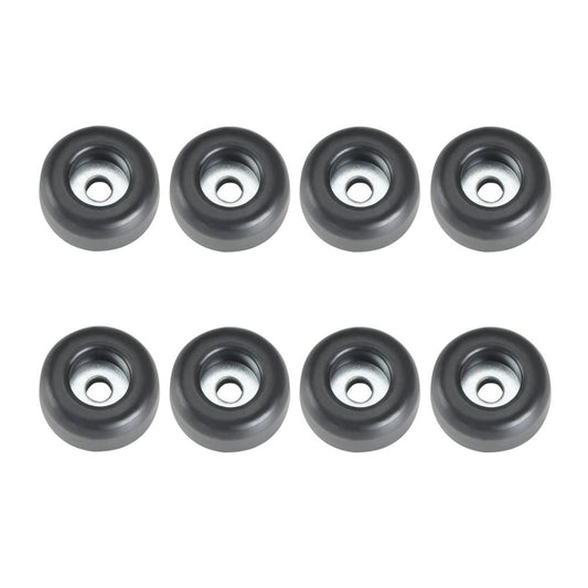 4900M8AH - Bag of 8 Rubber Feet 25 x 11 mm black