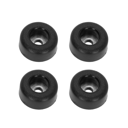 4900SM4AH - Set of 4 x rubber feet 25 x 11 mm Black, anti-slip
