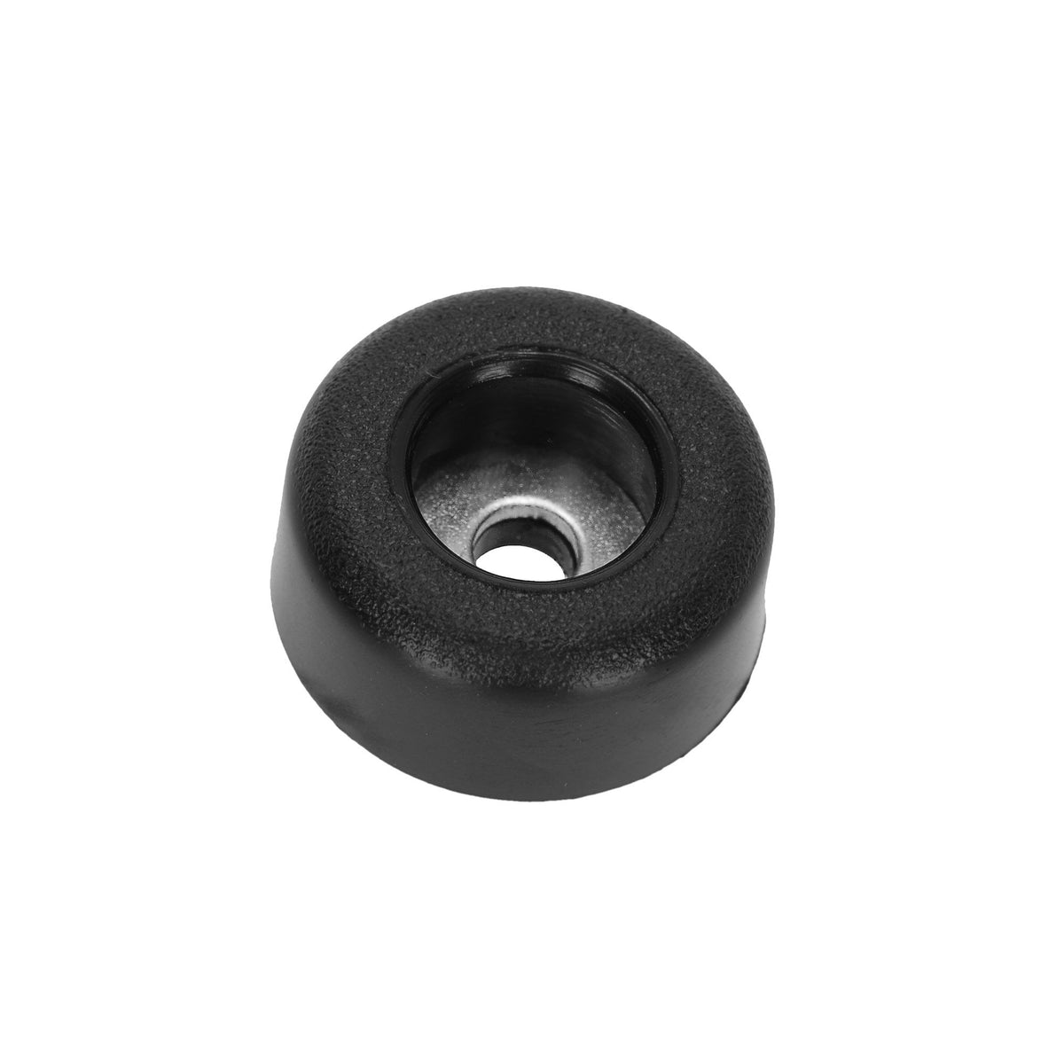 4900S - Rubber foot 25 x 11 mm Black, anti-slip