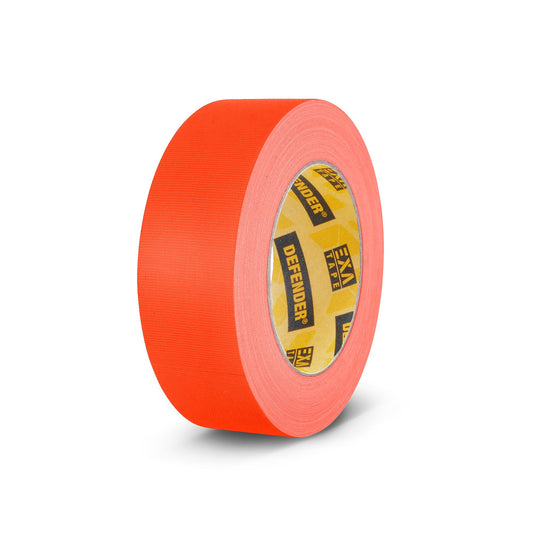 Defender 58065NOR - Fabric adhesive tape | neon orange | 38 mm x 25 m