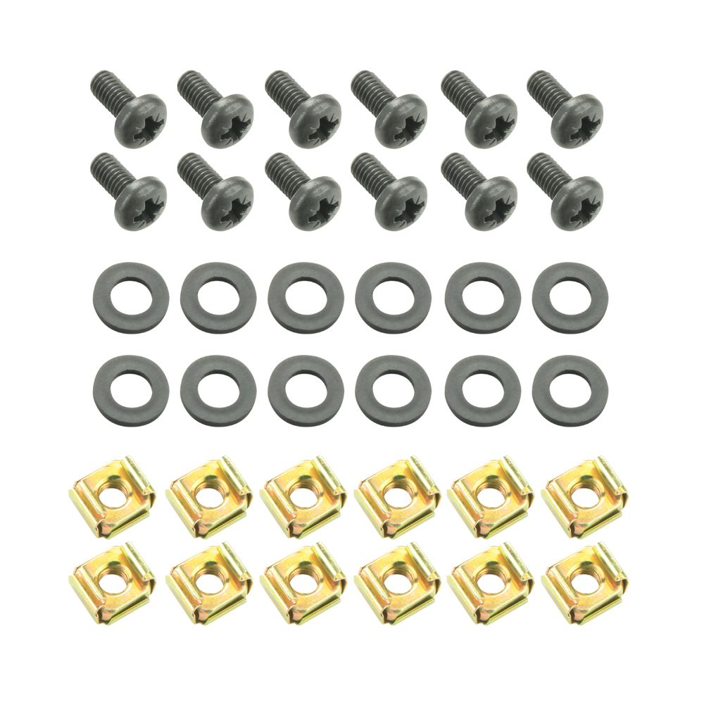 19" Parts 5924M12AH - Mounting kit with 12 screws M6