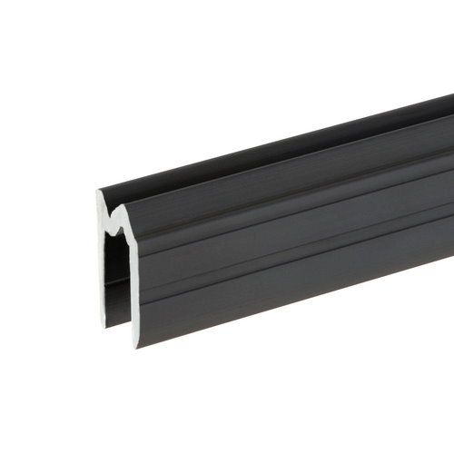 6102BLK - Aluminium Hybrid Lid Location black for 7 mm Material (per metre)