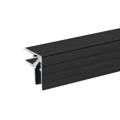 6107BLK - Aluminium Casemaker for 9.5 mm Material, black (per metre)