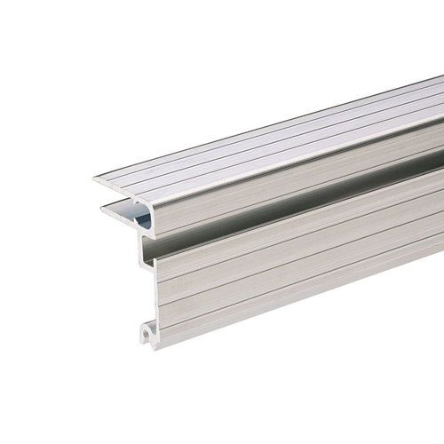 6124 - Aluminium Lidmaker for 7 mm Material with Slot for Overlatches (per metre)