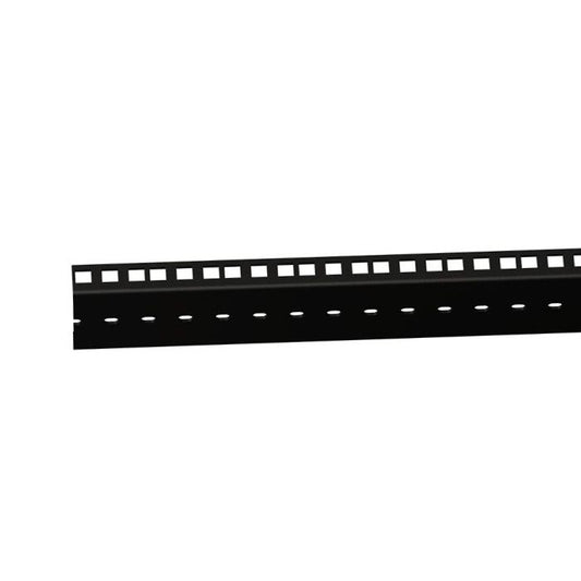 19" Parts 61555BLK - Heavy Duty Double Rack Strip black 45 U