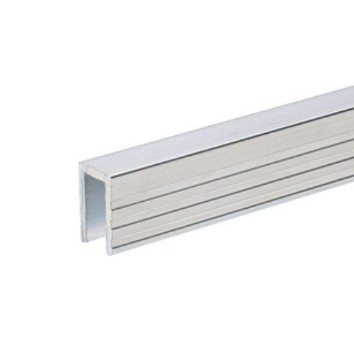 6200 - Aluminium Capping Channel for 7 mm Dividing Wall (per metre)
