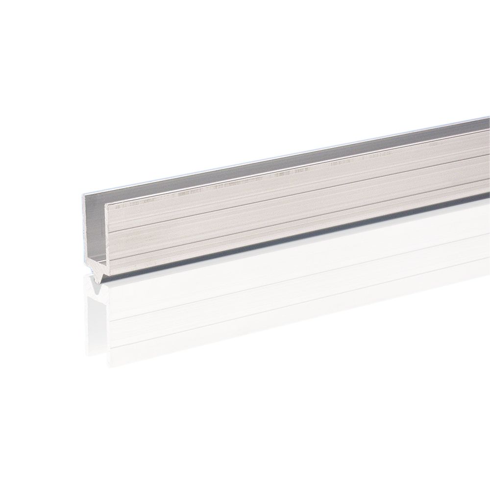 6206M - Aluminium Lid Location male for 10 mm Material (per metre)