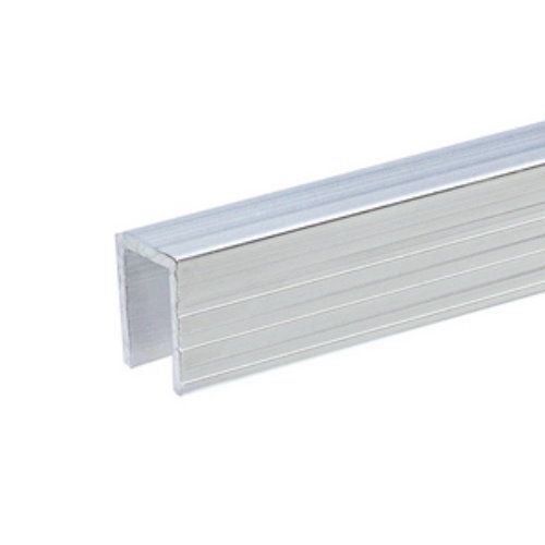 6240 - Aluminium Capping Channel for 9.5 mm Dividing Wall (per metre)
