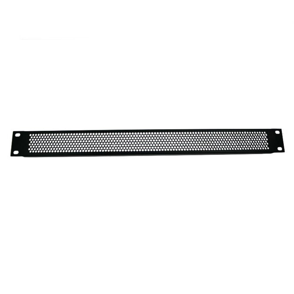 19" Parts 87221VR - 19" ventilation U-rack panel 1U | roundholes | steel