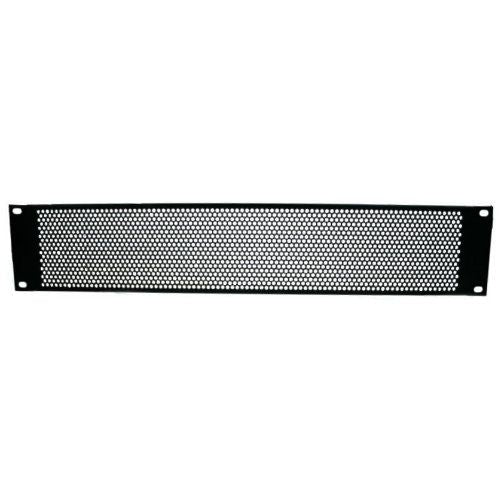 19" Parts 87222VR - 19" U-rack panel 2U vent slits roundholes | steel