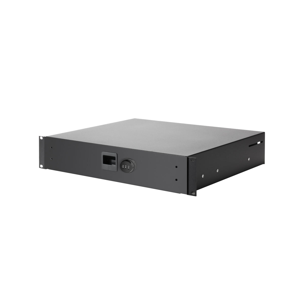 19" Parts 87402ACL - 19" 2U Rack Drawer with combination lock | aluminum