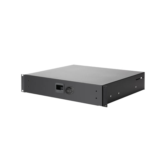 19" Parts 87402ACL - 19" 2U Rack Drawer with combination lock | aluminum
