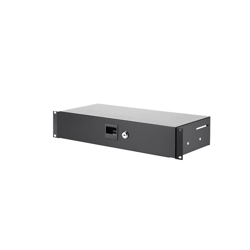 19" Parts 87402S - 19" 2U Rack Drawer with 200 mm depth | steel