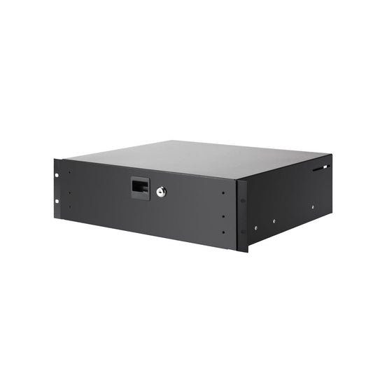 19" Parts 87403A - 19" 3U Rack Drawer with lock | aluminium