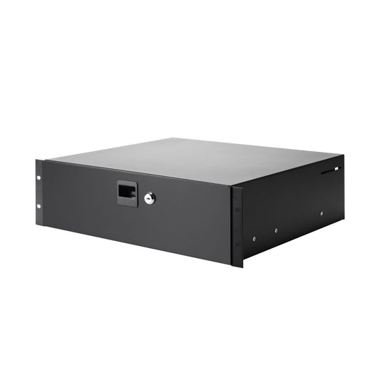 19" Parts 87403 - 19" 3U Rack Drawer with lock | steel