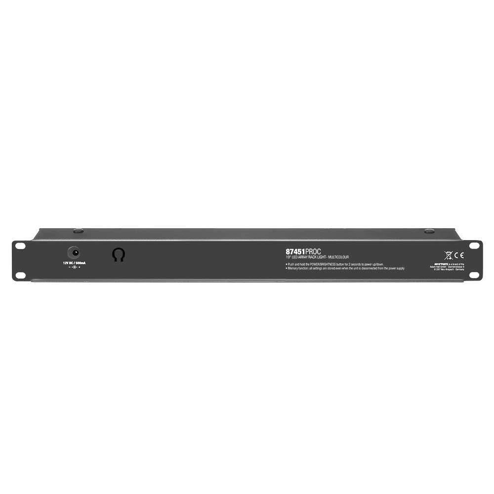 19" Parts 87451PROC - 19" LED array rack light 1U | multicolour