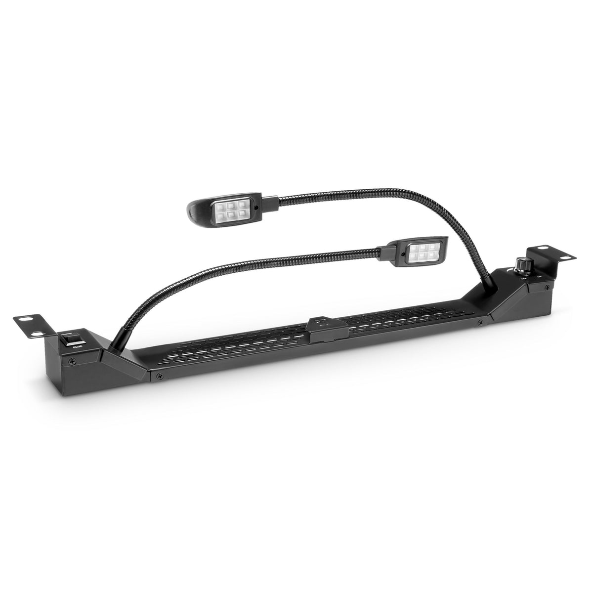 19" Parts 87463 - 19" LED rack light | gooseneck | white & blue
