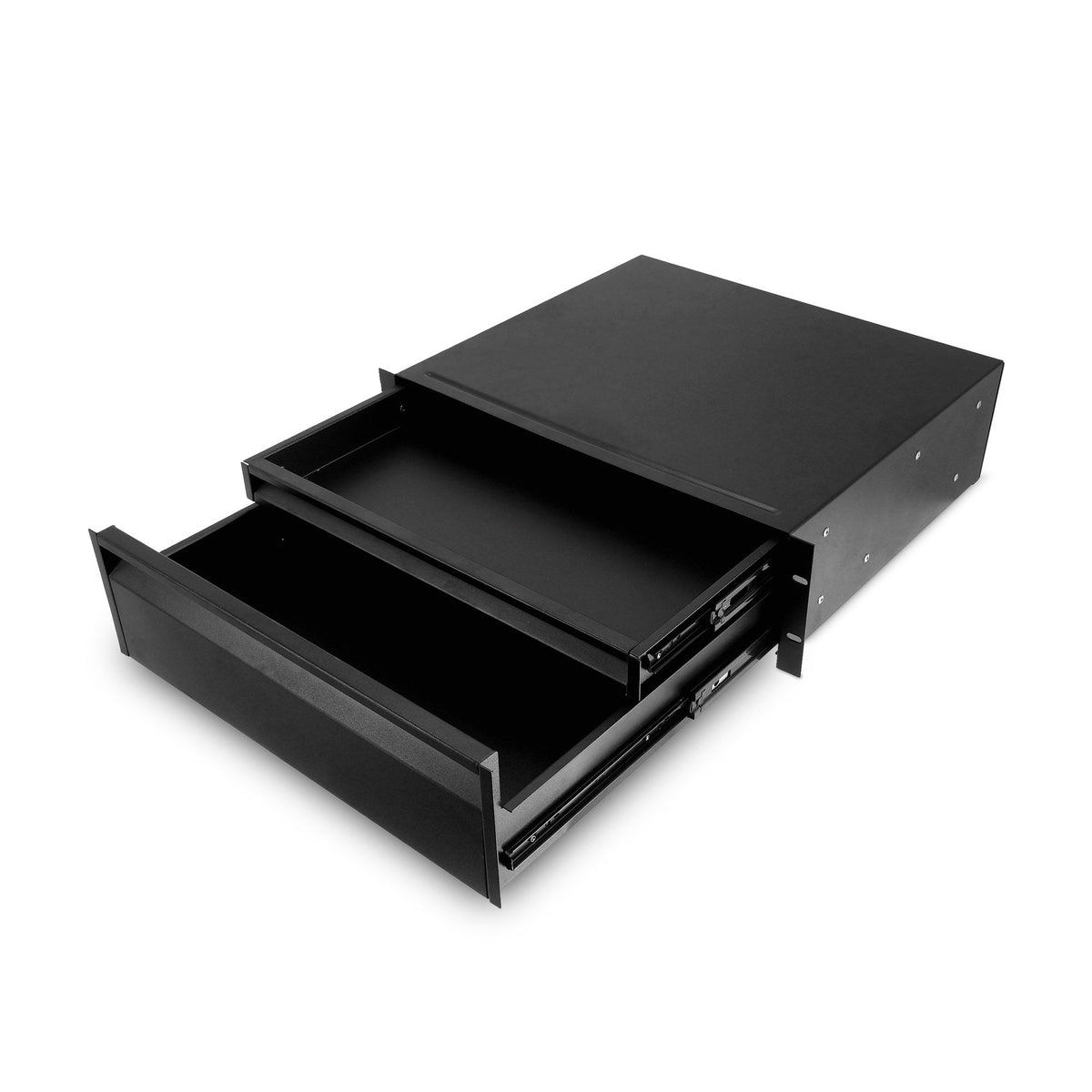 19" Parts 874E03D - 19" rack drawer 3 U with integrated 1 U internal drawer | steel | ERGO SERIES